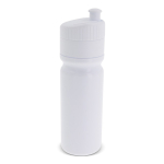 Bidão desportivo livre de BPA com bordo a cores feito na UE 750ml cor branco segunda vista