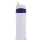 Bidão desportivo livre de BPA com bordo a cores feito na UE 750ml cor azul-escuro