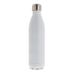 Garrafa de aço inoxidável de parede dupla hermética 750ml cor branco segunda vista