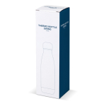 Garrafa de aço inoxidável de parede dupla hermética 750ml cor branco sexta vista
