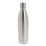 Garrafa de aço inoxidável de parede dupla hermética 750ml cor prateado