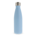 Garrafa hermética de aço inoxidável em cores pastéis 500ml cor azul pastel segunda vista
