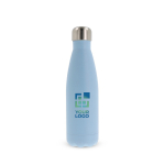 Garrafa hermética de aço inoxidável em cores pastéis 500ml vista principal