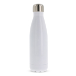 Garrafa térmica em aço inoxidável de dupla parede a cores 500 ml cor branco segunda vista