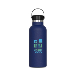 Garrafa de aço inoxidável 100% antifugas com asa de transporte 500ml vista principal