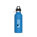 Garrafa de aço inoxidável 100% antifugas com mosquetão 500ml vista principal