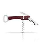 Saca-rolhas personalizados com abridor de garrafas para oferecer Chef cor bordeaux