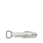 Saca-rolhas personalizados com abridor de garrafas para oferecer Chef cor branco