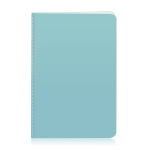 Caderno personalizado de cores chamativas, folhas A5 lisas University cor azul-claro