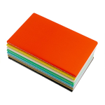 Caderno personalizado de cores chamativas, folhas A5 lisas University