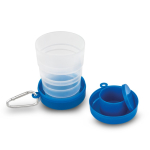 Copo dobrável para guardar comprimidos de 200ml Pillcup Colors cor azul real