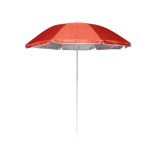 Guarda-sol de praia de poliéster 170T com proteção UV Ø180 cor vermelho
