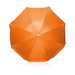 Guarda-sol de praia de poliéster 170T com proteção UV Ø180 cor cor-de-laranja