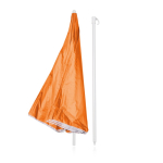 Guarda-sol de praia de poliéster 170T com proteção UV Ø180 cor cor-de-laranja