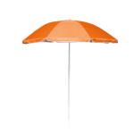 Guarda-sol de praia de poliéster 170T com proteção UV Ø180 cor cor-de-laranja