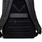 Mochila de poliéster com fecho impermeável e porta USB 15,6” cor preto