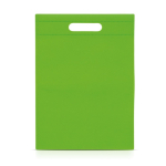 Saco de non-woven disponível em várias cores com asa 80 g/m2 cor verde-claro