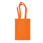 Saco de non-woven com alças longas ideal para compras 70 g/m² cor cor-de-laranja