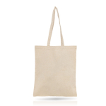 Saco personalizado de algodão reciclado 140 g/m2 Reciclo Colors cor bege