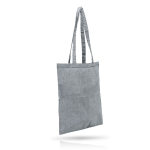 Saco personalizado de algodão reciclado 140 g/m2 Reciclo Colors cor cinzento-escuro