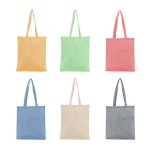 Saco personalizado de algodão reciclado 140 g/m2 Reciclo Colors