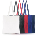 Saco de algodão reciclado de asas compridas 140 g/m2 Upcycling