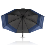 Guarda-chuva publicitário pongee automático com interior colorido Ø132 cor azul-marinho
