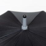 Guarda-chuva personalizado pongee 190T com detalhes coloridos Ø122 cor cinzento-claro