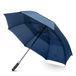 Guarda-chuva automático de RPET colorido com 8 painéis Ø126 cor azul-marinho