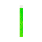 Pulseira identificativa à prova de adulterações para eventos cor verde-claro