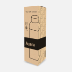 Garrafa de vidro com tampa de bambu e capa de cortiça 640ml