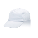 Boné de poliéster e algodão em várias cores 125 g/m2 cor branco