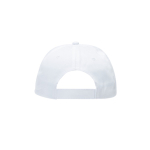 Boné de poliéster e algodão em várias cores 125 g/m2 cor branco