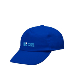 Boné de poliéster e algodão em várias cores 125 g/m2 cor azul real