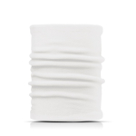 Gola de poliéster e elastano para proteger boca e nariz cor branco