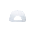 Boné infantil de poliéster de 5 painéis ideal para festas 125 g/m2 cor branco