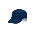Boné infantil de poliéster de 5 painéis ideal para festas 125 g/m2 cor azul-marinho