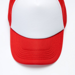 Boné promocional tipo camionista para impressão a cor garrida MidTown cor vermelho