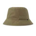 Chapéu bob reversível de poliéster reciclado impermeável 85 g/m2 cor verde oliva