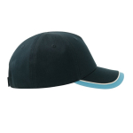 Boné para crianças de algodão orgânico de tipo baseball de 260 g/m2 cor azul-marinho