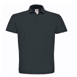 Polo de algodão piqué para homem com 2 botões 180 g/m2 B&C cor antracite