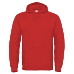 Camisola de algodão e poliéster com capuz para homem 280 g/m2 B&C cor vermelho