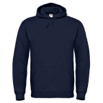 Camisola de algodão e poliéster com capuz para homem 280 g/m2 B&C cor azul-marinho