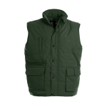 Colete à explorador de poliéster térmico e impermeável 285 g/m2 B&C cor verde oliva