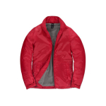 Casaco de poliéster para mulher impermeável e corta-vento B&C cor vermelho
