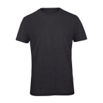 T-shirt de algodão e poliéster para homem 130 g/m2 B&C cor cinzento mesclado