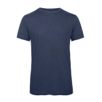 T-shirt de algodão e poliéster para homem 130 g/m2 B&C cor azul-escuro