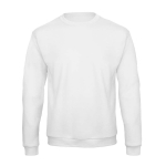 Sweatshirt de algodão e poliéster com gola redonda, 270 g/m² B&C cor branco
