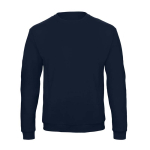 Sweatshirt de algodão e poliéster com gola redonda, 270 g/m² B&C cor azul-marinho