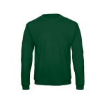 Sweatshirt de algodão e poliéster com gola redonda, 270 g/m² B&C cor verde-escuro